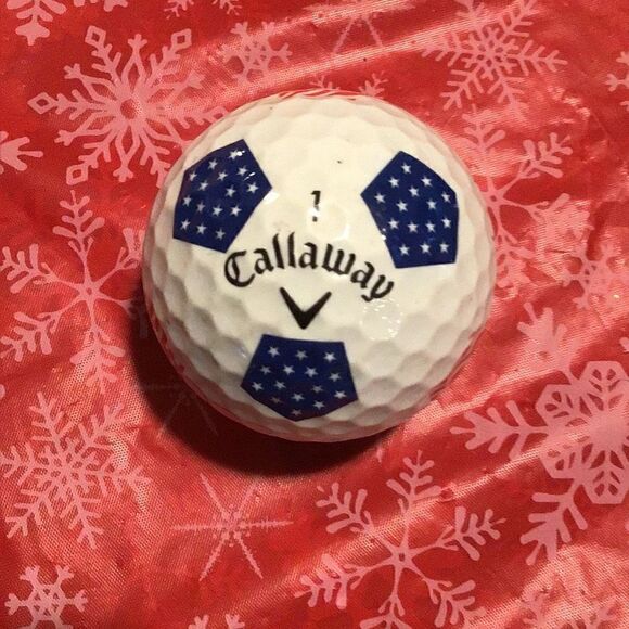 Golf ball signed Callaway chrome soft - Picture 3 of 3
